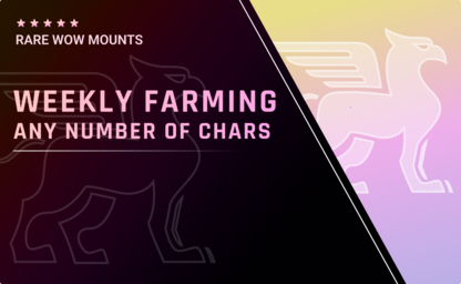 WoW Weekly Mount Farming - Any Number Of Characters in WoW The War Within