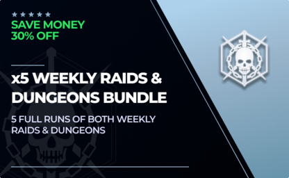 x5 Weekly Raids & Dungeons Silver Bundle in Destiny 2