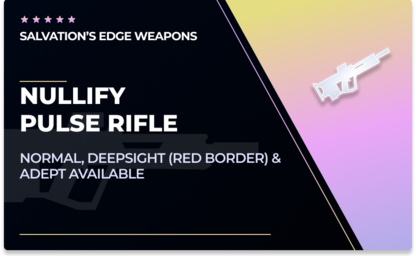 Nullify - Pulse Rifle in Destiny 2