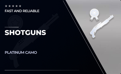 Shotguns Platinum Camo in CoD: Modern Warfare