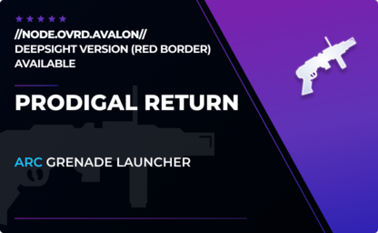 Prodigal Return - Arc Grenade Launcher in Destiny 2