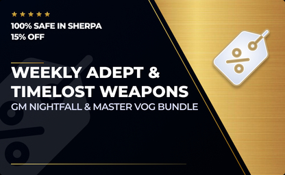 Weekly Adept & Timelost Weapons Bundle - 15% OFF in Destiny 2