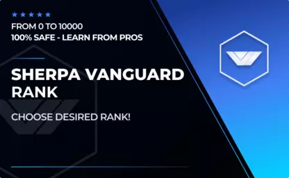 Sherpa Vanguard Rank in Destiny 2
