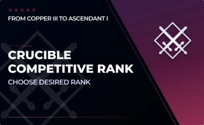 Crucible Competitive Rank Boost in Destiny 2
