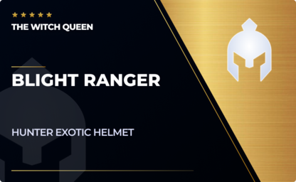 Blight Ranger - Hunter Exotic Helmet in Destiny 2