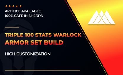 Triple 100 Stats Warlock Armor Set Build in Destiny 2