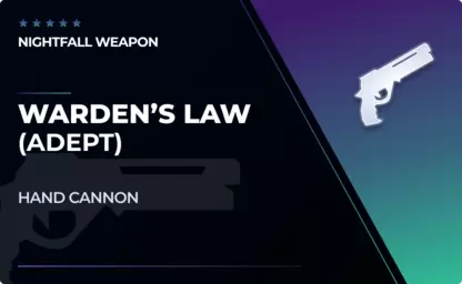 Warden's Law (Adept) - Hand Cannon in Destiny 2