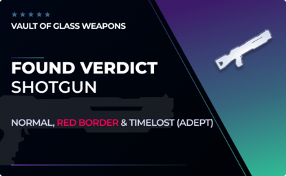 Found Verdict - Shotgun in Destiny 2