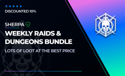 Sherpa Weekly Raids & Dungeons Bundle in Destiny 2