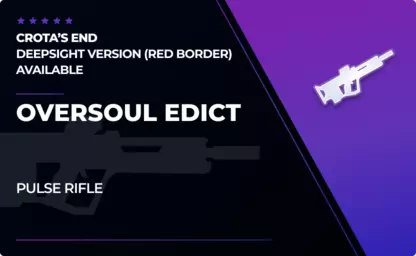 Oversoul Edict - Pulse Rifle in Destiny 2