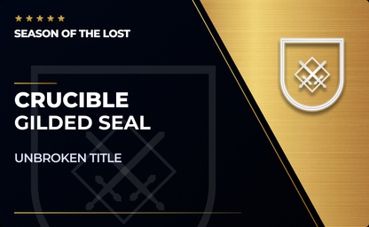 Gilded Crucible Seal - Season of the Lost in Destiny 2
