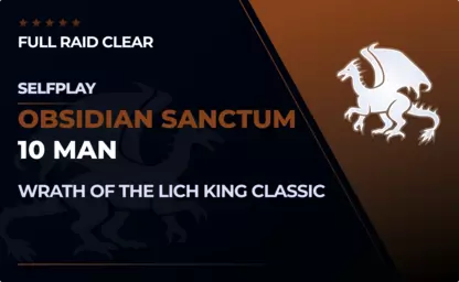 Obsidian Sanctum - 10 player Raid Selfplay in WoW WOTLK