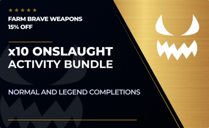 x10 Onslaught Activity Completion Bundle in Destiny 2