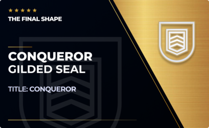 Gilded Conqueror Seal - The Final Shape in Destiny 2