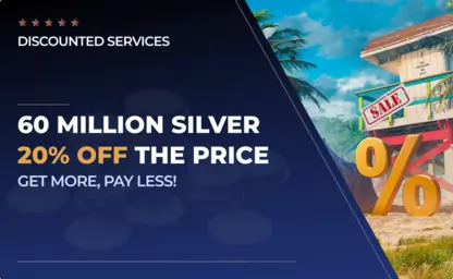 60 Million Silver 20% OFF in World of Tanks