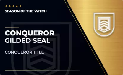 Gilded Conqueror Seal - Season of the Witch in Destiny 2