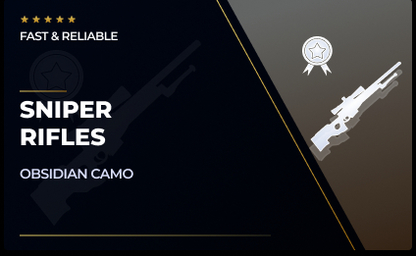 Sniper Rifle Obsidian Camo in CoD: Modern Warfare