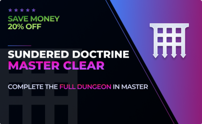 Master Sundered Doctrine​​​​​​​ Clear - 20% Off in Destiny 2