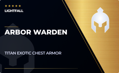 Arbor Warden - Titan Exotic Chest Armor in Destiny 2