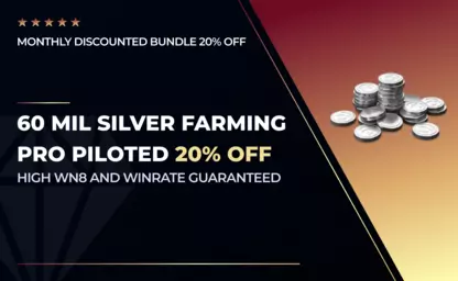 60 Million Silver 20% OFF in World of Tanks
