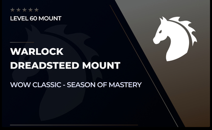 Warlock Dreadsteed Mount in WoW Season of Mastery