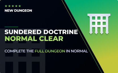 Sundered Doctrine - Normal Full Clear in Destiny 2