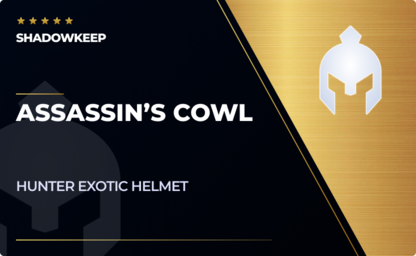 Assassin's Cowl - Hunter Exotic Helmet in Destiny 2