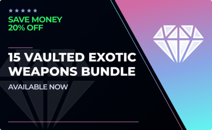 15 Vaulted Exotic Weapons Bundle - 20% OFF in Destiny 2