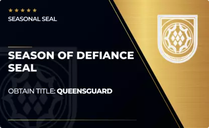 Season of Defiance Seal in Destiny 2