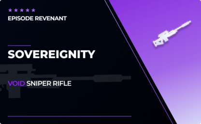 Sovereignity - Void Sniper Rifle in Destiny 2