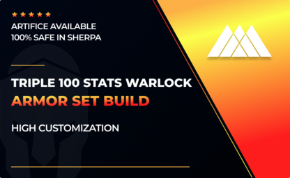 Triple 100 Stats Warlock Armor Set Build in Destiny 2