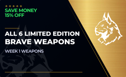 6 LIMITED EDITION BRAVE WEAPONS FROM WEEK 1 in Destiny 2