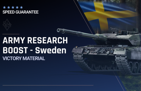 Sweden Army Research in War Thunder