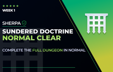 Sherpa Sundered Doctrine - Normal Full Clear in Destiny 2