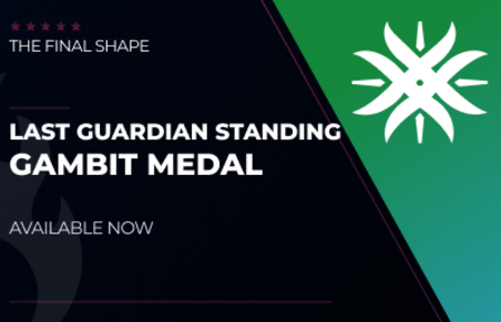 Last Guardian Standing Gambit Medal in Destiny 2