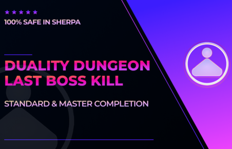 Duality Dungeon Last Boss Kill in Destiny 2