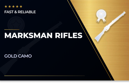 Marksman Rifles Gold Camo in CoD Modern Warfare 2