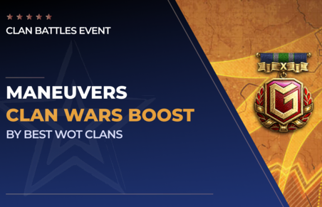 Maneuvers - Clan War boost in World of Tanks