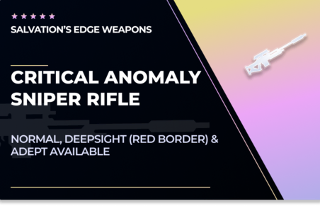 Critical Anomaly - Sniper Rifle in Destiny 2