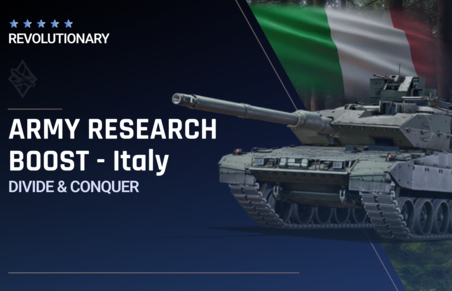 Italy Army Research in War Thunder