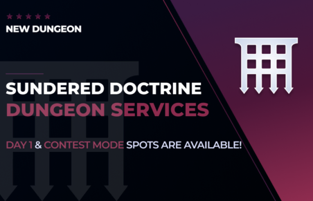 Sundered Doctrine Dungeon Services in Destiny 2