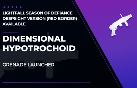 Dimensional Hypotrochoid - Grenade Launcher in Destiny 2