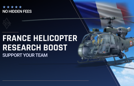 France Helicopter Research in War Thunder