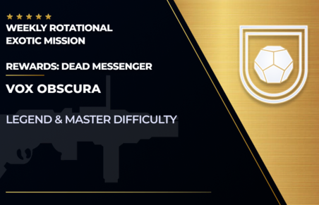 Vox Obscura Exotic Mission (Dead Messenger) in Destiny 2