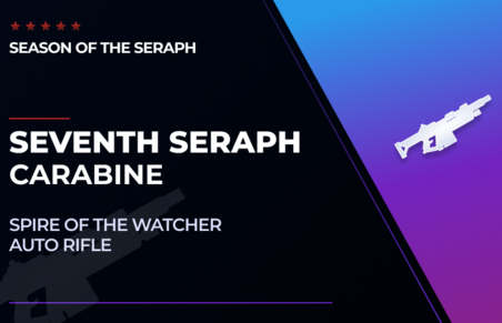 Seventh Seraph Carabine - Auto Rifle in Destiny 2