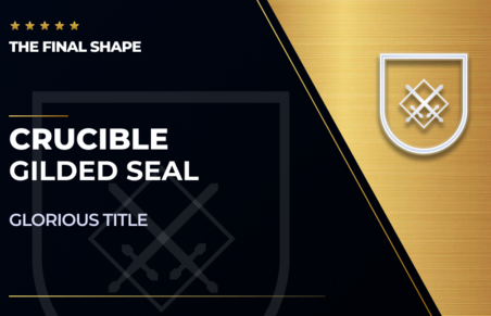 Gilded Crucible Seal (Glorious) in Destiny 2