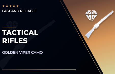 Tactical Rifles Golden Viper Camo in CoD: Cold War