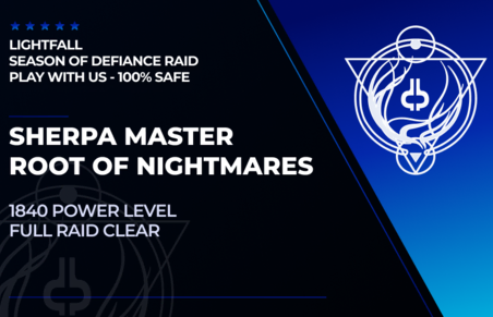 Master Root of Nightmares Raid Carry in Destiny 2