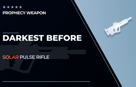 Darkest Before - Pulse Rifle in Destiny 2