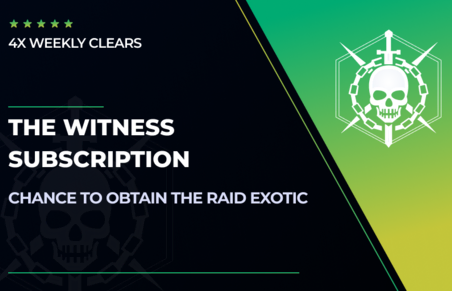 x4 The Witness Subscription (7% off) in Destiny 2